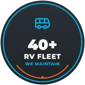 40+ RV fleet we maintain